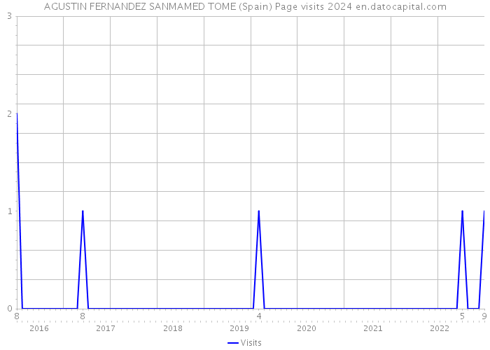 AGUSTIN FERNANDEZ SANMAMED TOME (Spain) Page visits 2024 