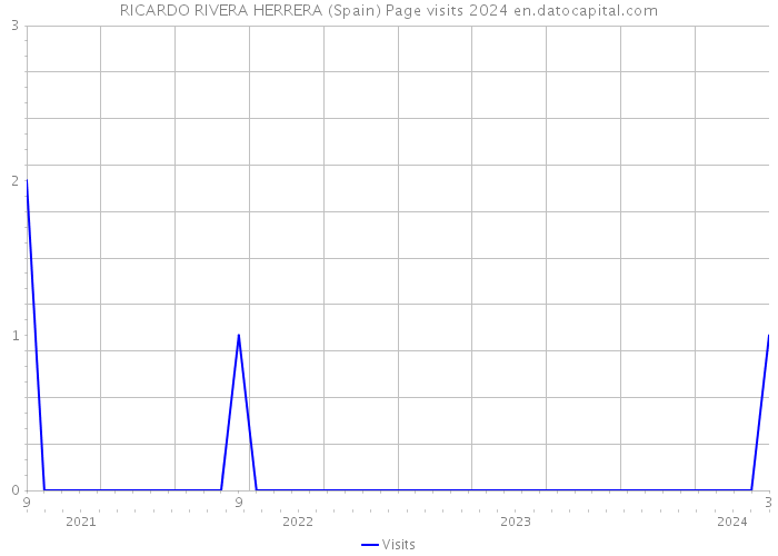 RICARDO RIVERA HERRERA (Spain) Page visits 2024 