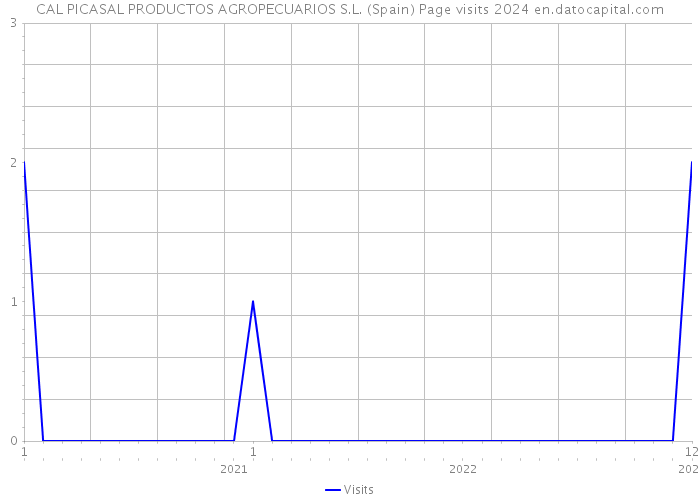 CAL PICASAL PRODUCTOS AGROPECUARIOS S.L. (Spain) Page visits 2024 