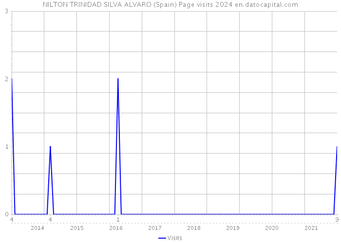 NILTON TRINIDAD SILVA ALVARO (Spain) Page visits 2024 