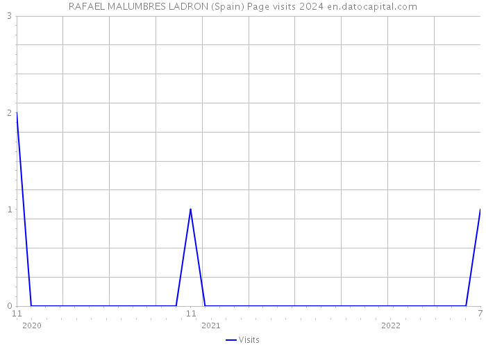 RAFAEL MALUMBRES LADRON (Spain) Page visits 2024 