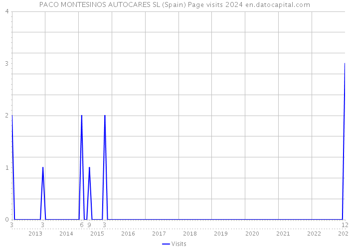 PACO MONTESINOS AUTOCARES SL (Spain) Page visits 2024 