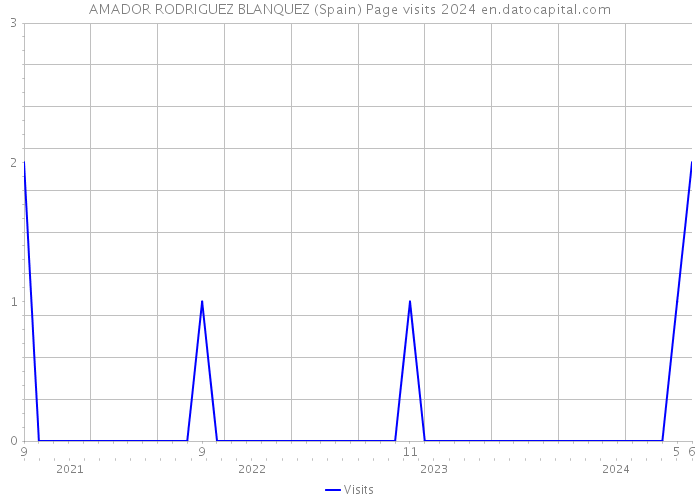 AMADOR RODRIGUEZ BLANQUEZ (Spain) Page visits 2024 