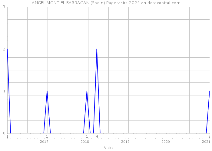ANGEL MONTIEL BARRAGAN (Spain) Page visits 2024 