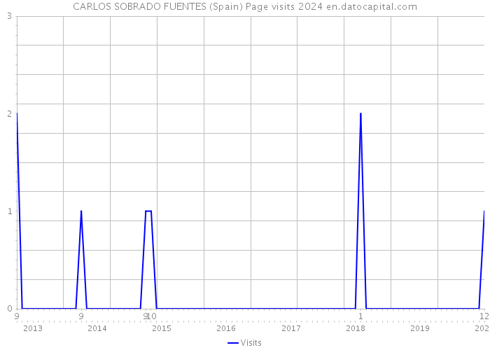 CARLOS SOBRADO FUENTES (Spain) Page visits 2024 
