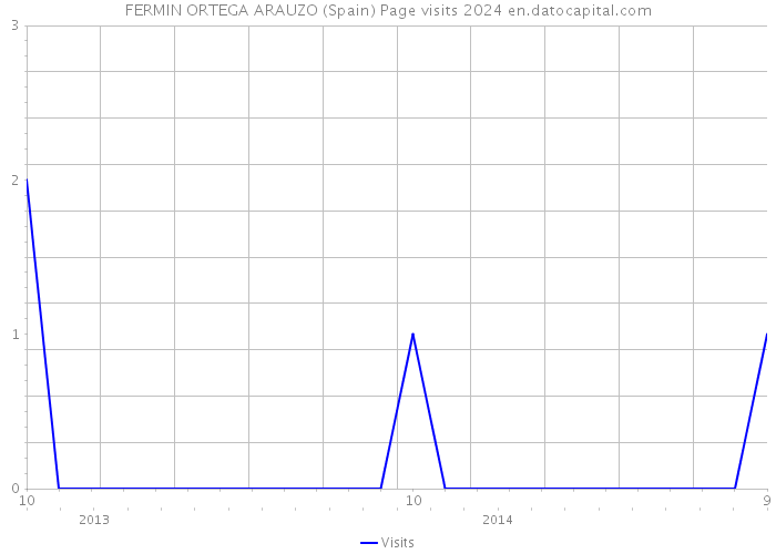 FERMIN ORTEGA ARAUZO (Spain) Page visits 2024 
