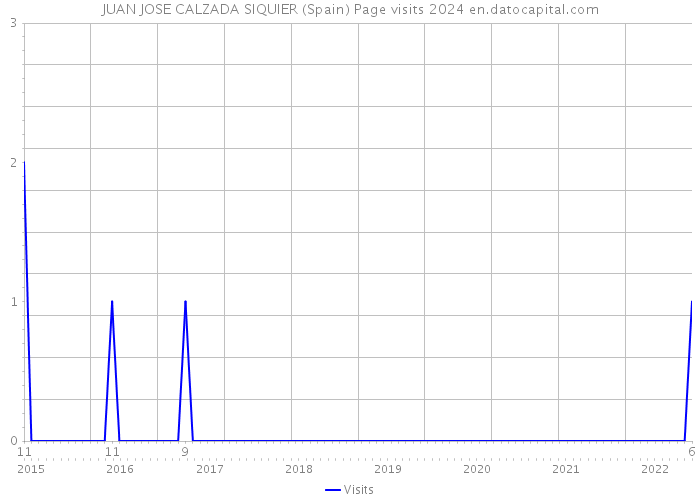 JUAN JOSE CALZADA SIQUIER (Spain) Page visits 2024 