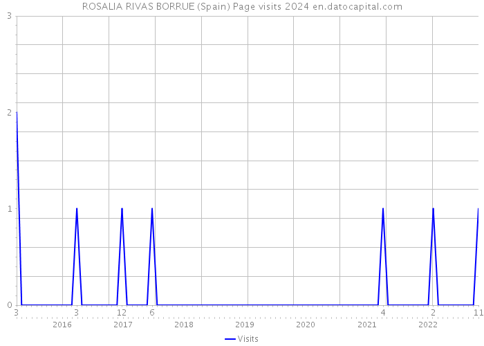 ROSALIA RIVAS BORRUE (Spain) Page visits 2024 