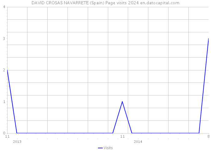 DAVID CROSAS NAVARRETE (Spain) Page visits 2024 