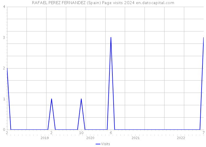 RAFAEL PEREZ FERNANDEZ (Spain) Page visits 2024 