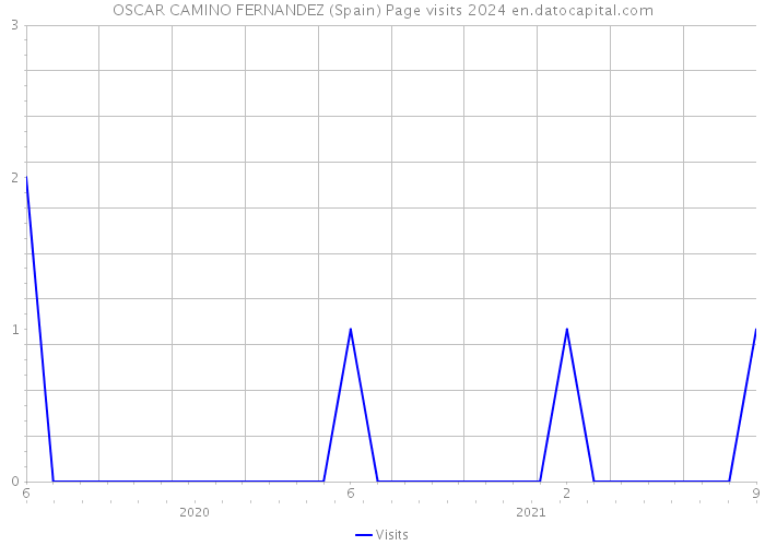 OSCAR CAMINO FERNANDEZ (Spain) Page visits 2024 