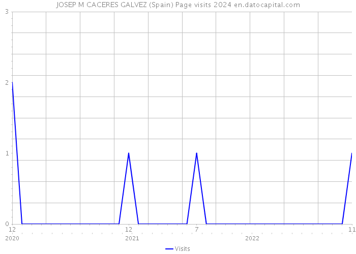 JOSEP M CACERES GALVEZ (Spain) Page visits 2024 