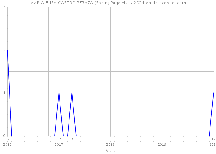 MARIA ELISA CASTRO PERAZA (Spain) Page visits 2024 