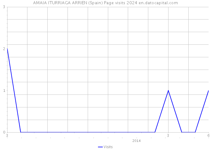 AMAIA ITURRIAGA ARRIEN (Spain) Page visits 2024 
