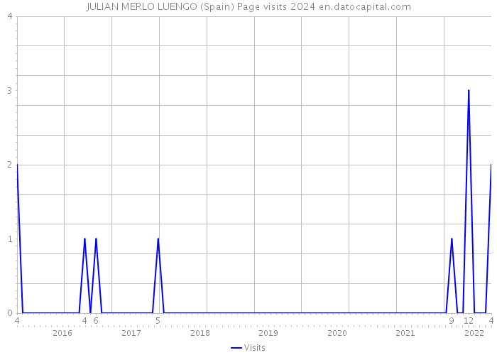 JULIAN MERLO LUENGO (Spain) Page visits 2024 
