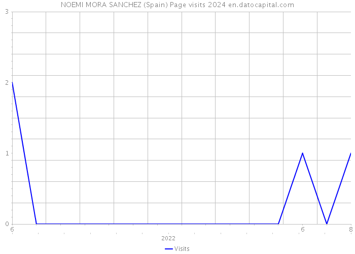 NOEMI MORA SANCHEZ (Spain) Page visits 2024 