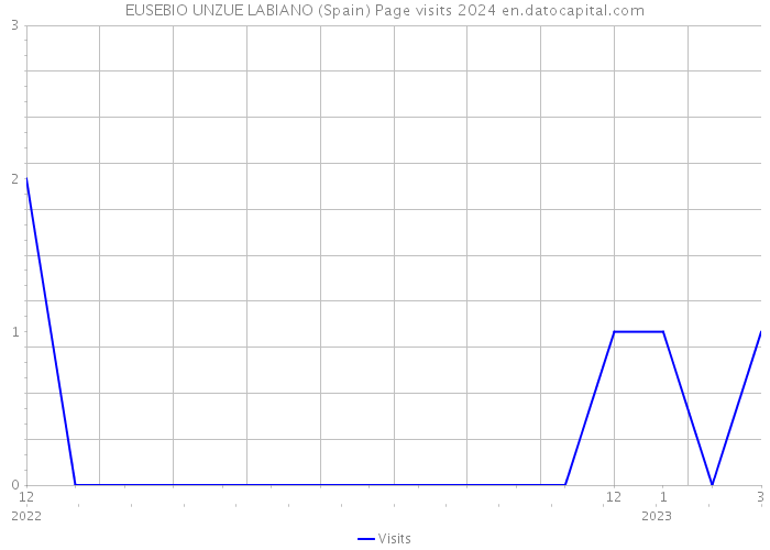 EUSEBIO UNZUE LABIANO (Spain) Page visits 2024 