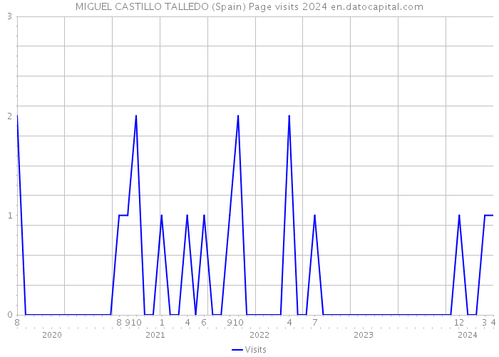 MIGUEL CASTILLO TALLEDO (Spain) Page visits 2024 