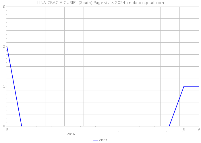 LINA GRACIA CURIEL (Spain) Page visits 2024 