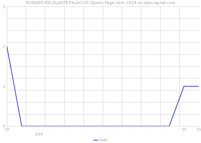 ROSARIO ESCALANTE PALACIOS (Spain) Page visits 2024 