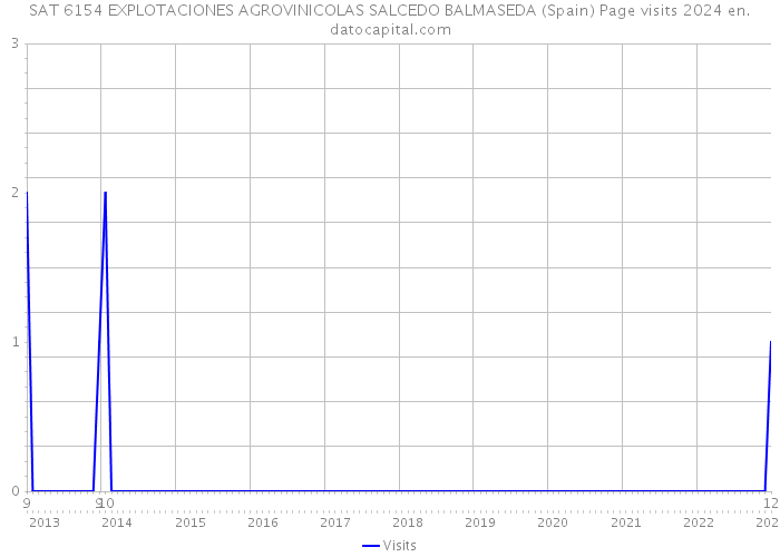 SAT 6154 EXPLOTACIONES AGROVINICOLAS SALCEDO BALMASEDA (Spain) Page visits 2024 