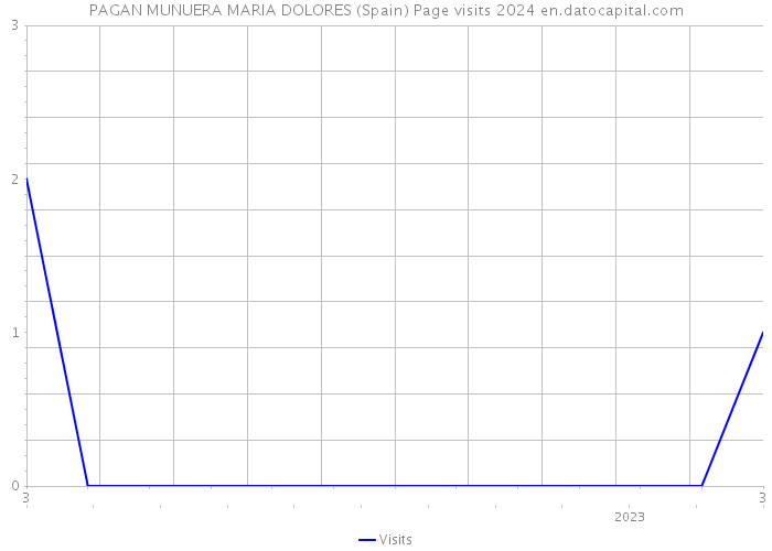 PAGAN MUNUERA MARIA DOLORES (Spain) Page visits 2024 