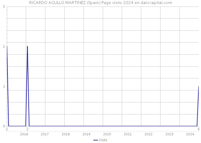RICARDO AGULLO MARTINEZ (Spain) Page visits 2024 