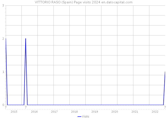 VITTORIO RASO (Spain) Page visits 2024 
