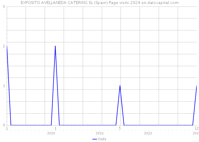 EXPOSITO AVELLANEDA CATERING SL (Spain) Page visits 2024 