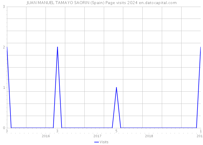 JUAN MANUEL TAMAYO SAORIN (Spain) Page visits 2024 