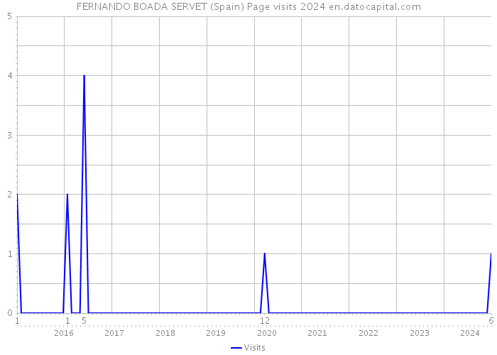 FERNANDO BOADA SERVET (Spain) Page visits 2024 