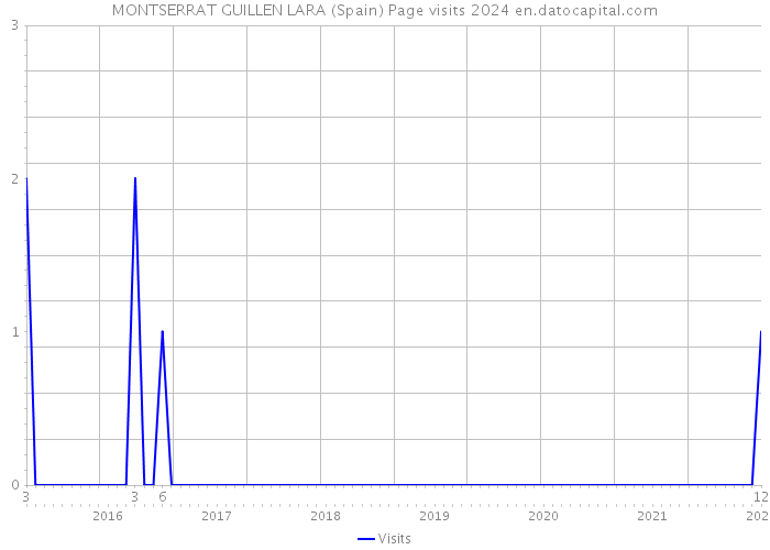 MONTSERRAT GUILLEN LARA (Spain) Page visits 2024 