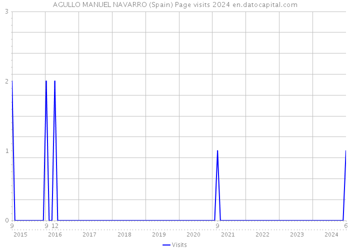 AGULLO MANUEL NAVARRO (Spain) Page visits 2024 