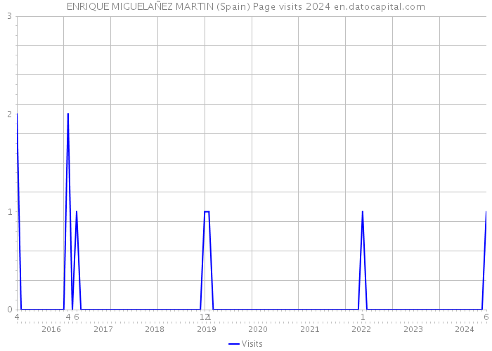 ENRIQUE MIGUELAÑEZ MARTIN (Spain) Page visits 2024 