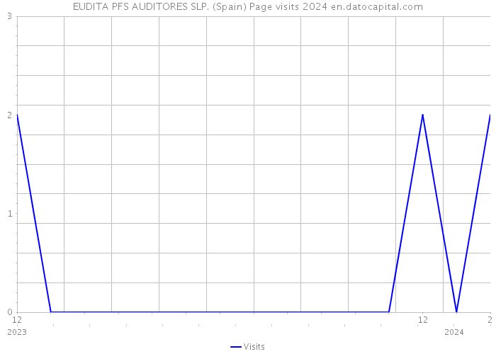 EUDITA PFS AUDITORES SLP. (Spain) Page visits 2024 