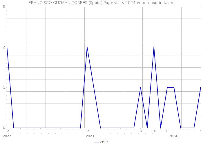 FRANCISCO GUZMAN TORRES (Spain) Page visits 2024 