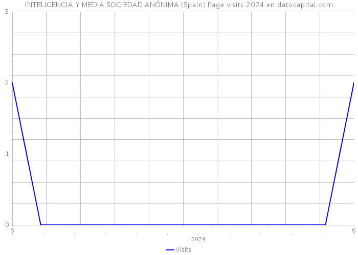 INTELIGENCIA Y MEDIA SOCIEDAD ANÓNIMA (Spain) Page visits 2024 