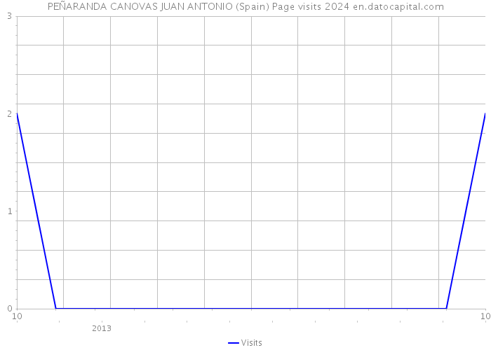 PEÑARANDA CANOVAS JUAN ANTONIO (Spain) Page visits 2024 
