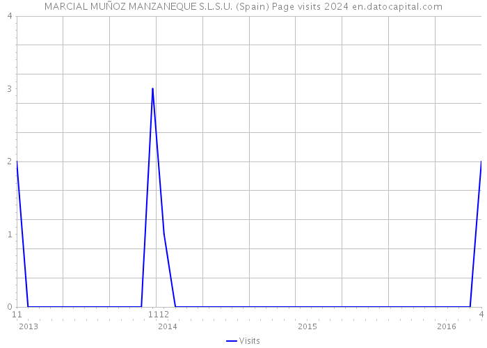 MARCIAL MUÑOZ MANZANEQUE S.L.S.U. (Spain) Page visits 2024 