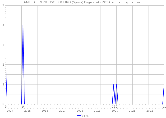 AMELIA TRONCOSO POCEIRO (Spain) Page visits 2024 