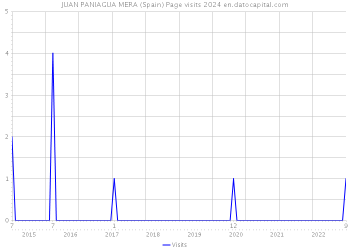 JUAN PANIAGUA MERA (Spain) Page visits 2024 