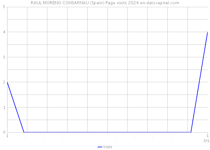 RAUL MORENO CONSARNAU (Spain) Page visits 2024 