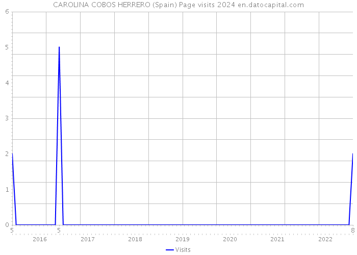 CAROLINA COBOS HERRERO (Spain) Page visits 2024 