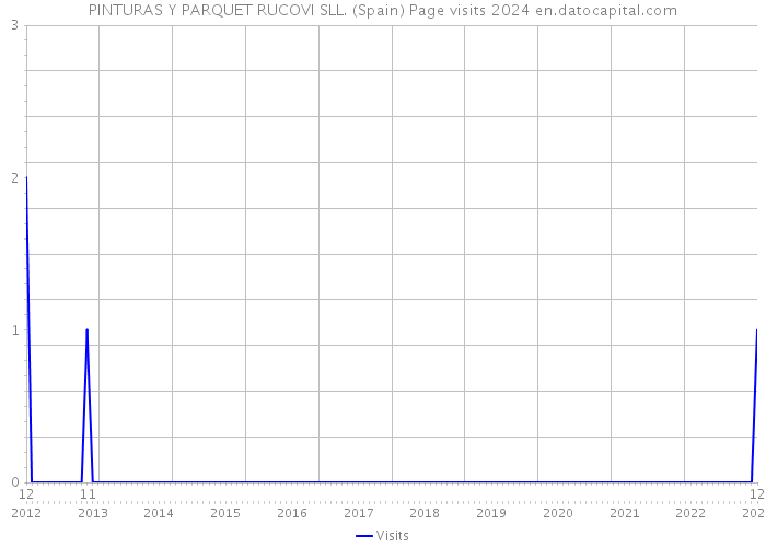 PINTURAS Y PARQUET RUCOVI SLL. (Spain) Page visits 2024 