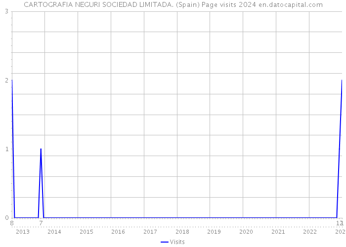 CARTOGRAFIA NEGURI SOCIEDAD LIMITADA. (Spain) Page visits 2024 