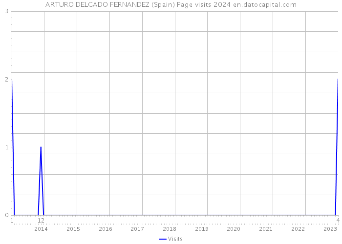 ARTURO DELGADO FERNANDEZ (Spain) Page visits 2024 