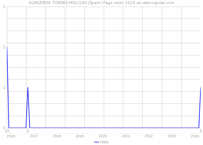 ALMUDENA TORRES HOLGUIN (Spain) Page visits 2024 