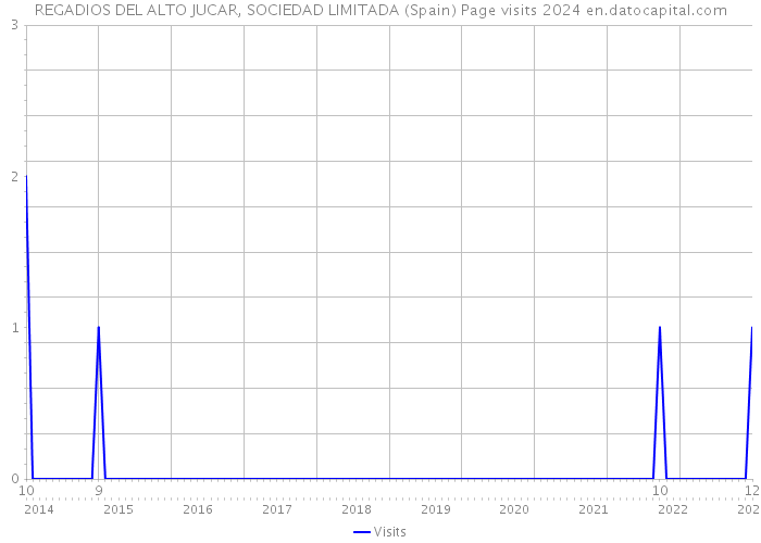 REGADIOS DEL ALTO JUCAR, SOCIEDAD LIMITADA (Spain) Page visits 2024 