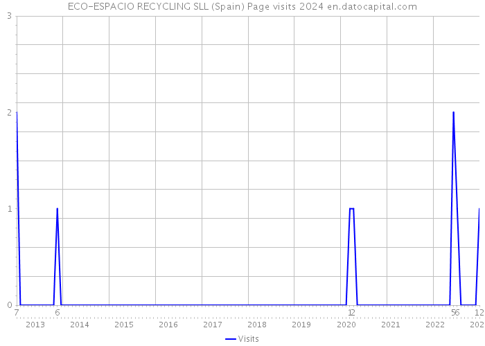 ECO-ESPACIO RECYCLING SLL (Spain) Page visits 2024 