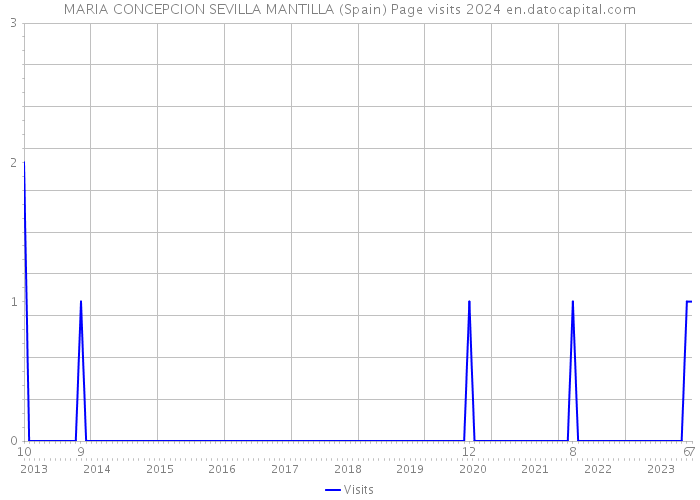 MARIA CONCEPCION SEVILLA MANTILLA (Spain) Page visits 2024 